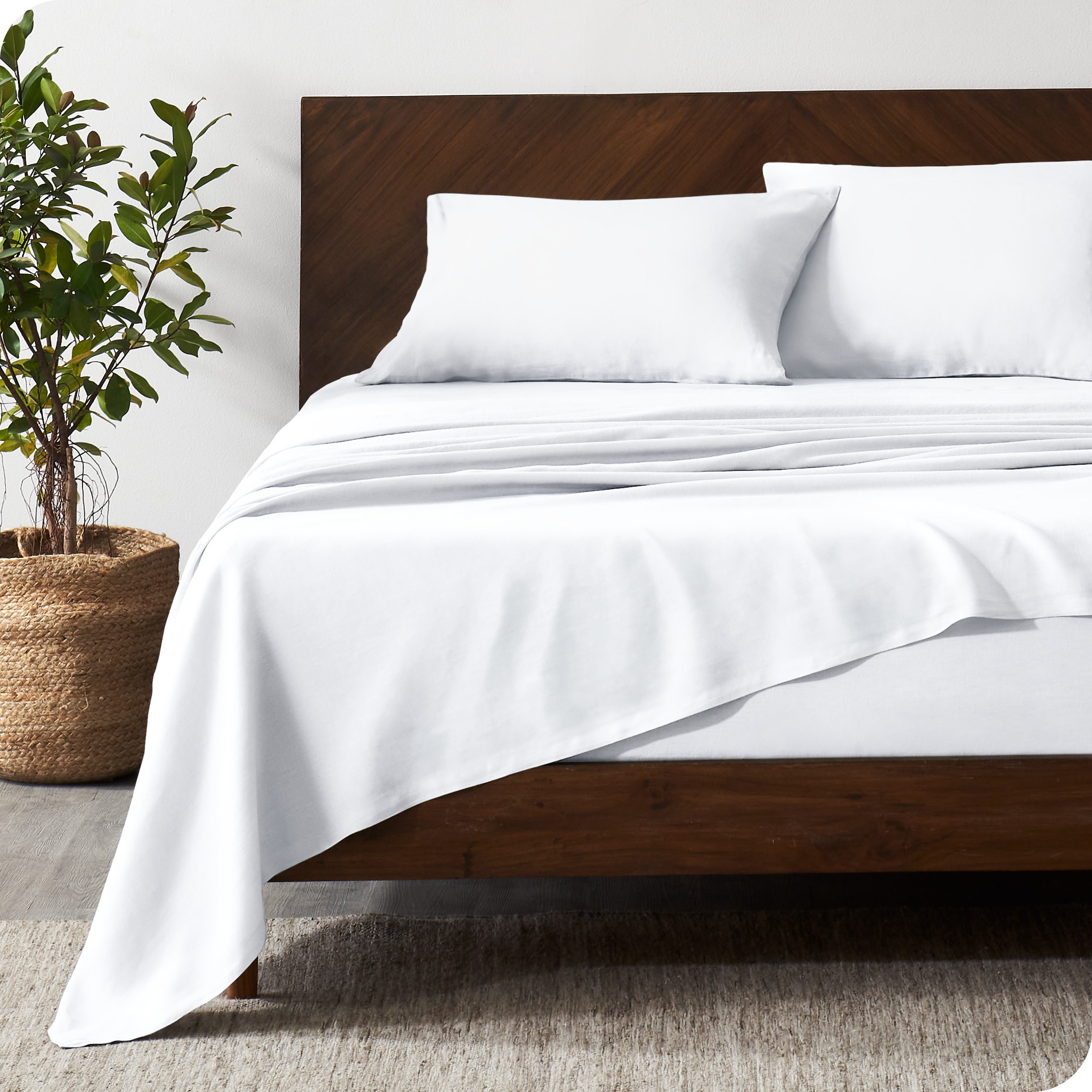 Bare Home Sheet Set - Ultra-Soft Linen Bed Sheets - Deep Pocket ...