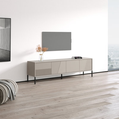 Bleron TV Stand for TVs up to 85" by Wade Logan