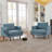Miller Upholstered Swivel Armchair (set Of 2)-195729487