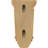 5"W x 3 1/4"D x 9 1/2"H Cole Pilaster Wood Corbel, Red Oak (4-Pack)-120330265-91124478