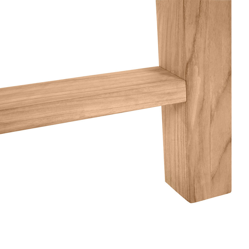 Paige Outdoor Dining Table, Natural Teak