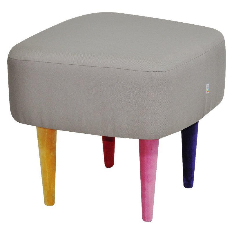 Solid + Manufactured Wood Accent Stool