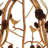3 Lights Farmhouse Retro Branch Creative Chandelier