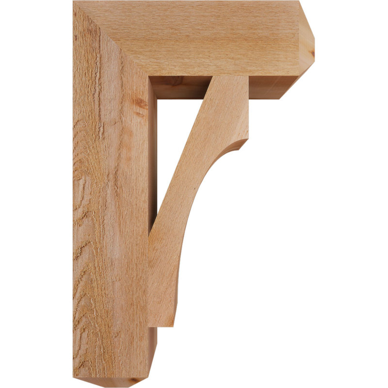 Support Westlake Craftsman, H 32 po x l 6 po x P 20 po, Cèdre rouge de l'Ouest, Rugueux