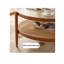 Combinaison de table basse et de meuble télé de style rétro