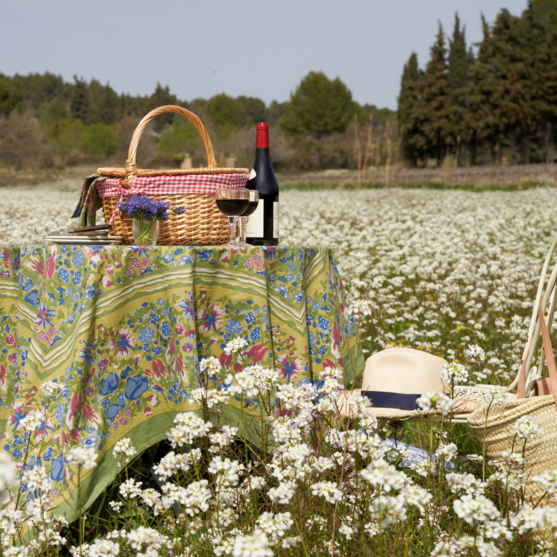 Jardine Tablecloth, 59" Square