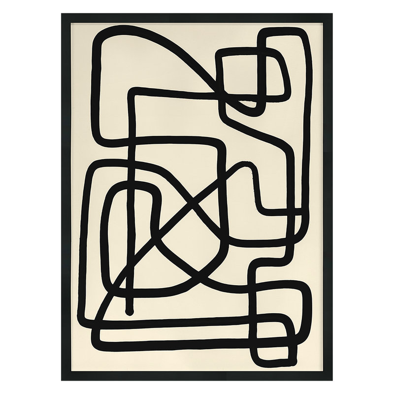 Smooth Moves 4 Print by Kyle Goderwis, 30" H x 22" W x 2.13" D, Black
