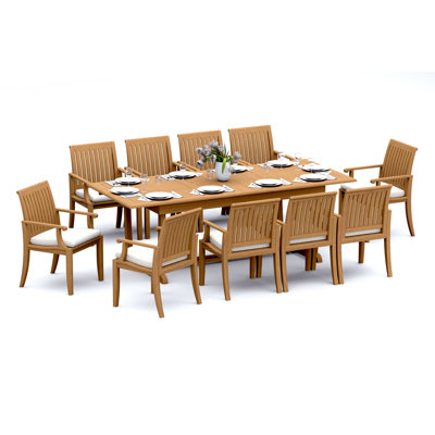 Lagos Outdoor - Piece Teak Dining Set