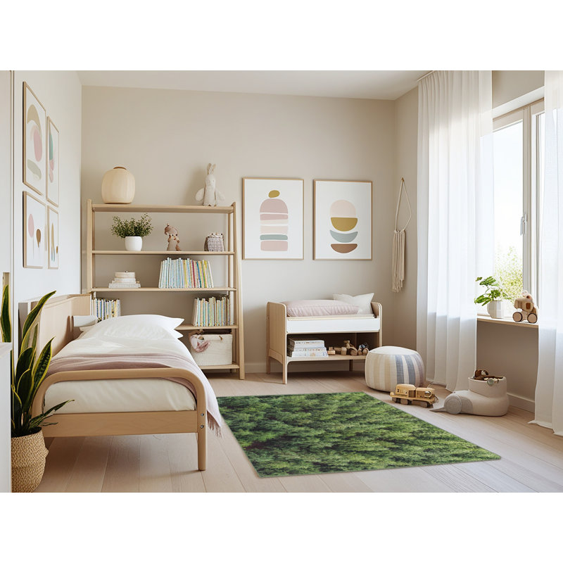 Abstract Indoor Rug, Rectangle 4' x 6'