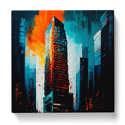 Skyscraper Palette Knife - No Frame Print