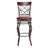 Walton Swivel Upholstered Counter Stool with Iron Frame