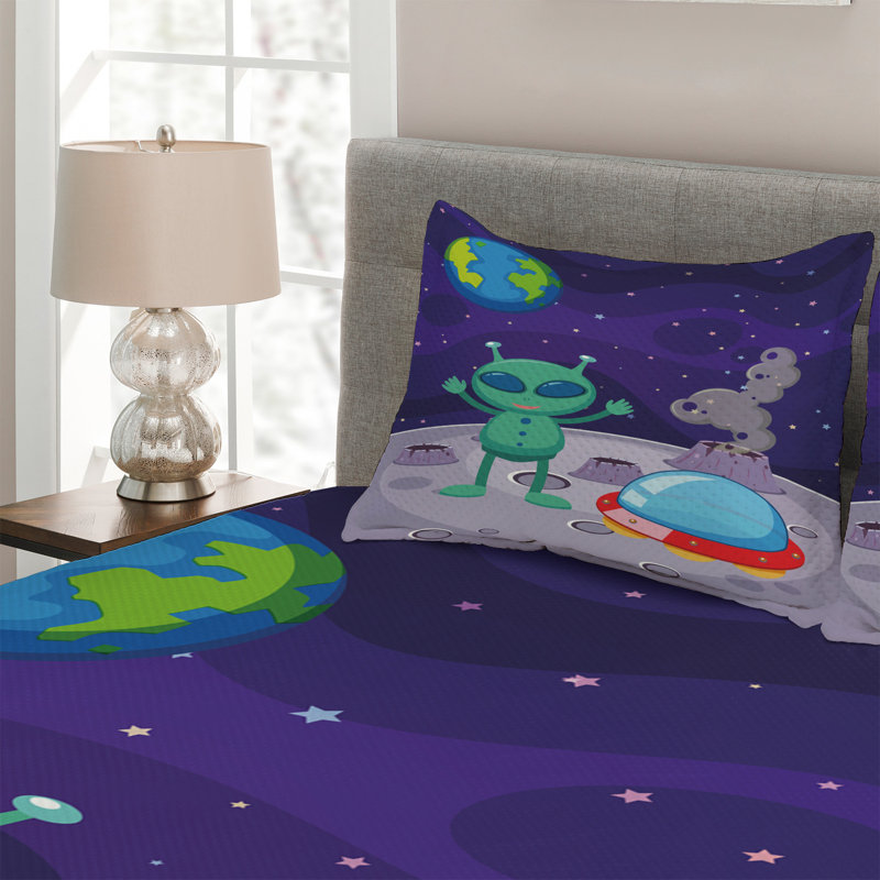 Coverlet, King Bedspread + 2 Shams