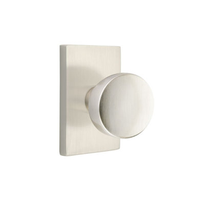 Passage Laurent Knob with Modern Rectangular Rose