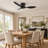 Flush Mount Ceiling Fan Without Light-1703648117