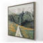 Paysage montagneux - Montagnes vertes, décor sur toile encadrée