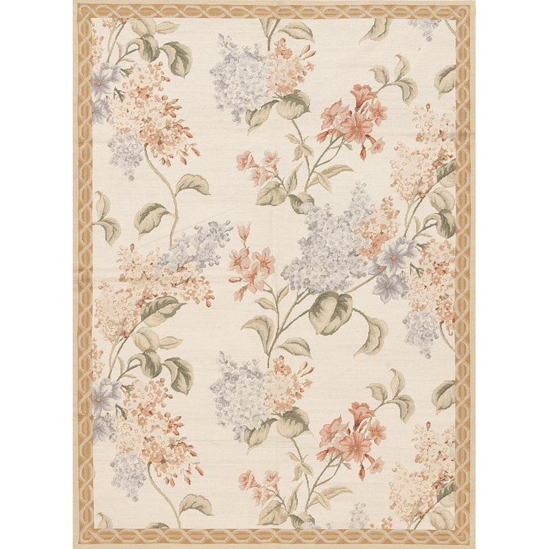 Hand Knotted Wool Area Rug