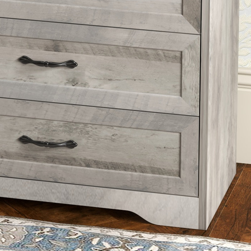 Solid Wood Rectangle Accent Cabinet