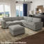 Repose-pieds large en velours côtelé Knaack, grand siège avec housse de coussin amovible-1009451653