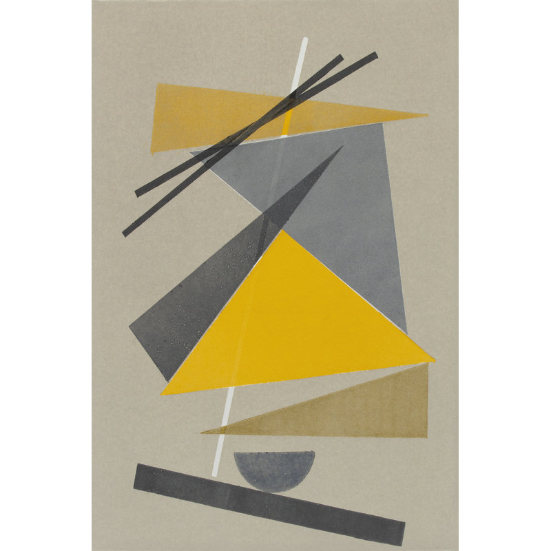 Hommage à Bauhaus I, H 30 po x l 20 po