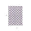 Tapis intérieur lavable à pois 8 pi x 10 pi lavande