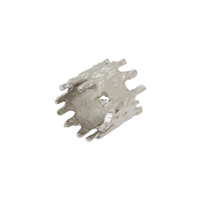 Rond de serviette Jagged Edge (ensemble de 4)