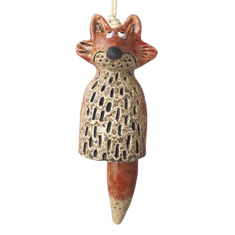 Figurines & Sculptures, Cream/Orange