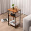 Table de chevet à 3 niveaux, table de bout avec tablettes de rangement et table de chevet pour le salon de la chambre à coucher, ensemble de 2 -446546895