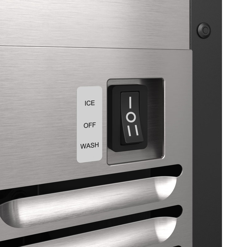 Avallon 15-Inch Panel Ready Undercounter Ice Maker with Custom Wood Finish