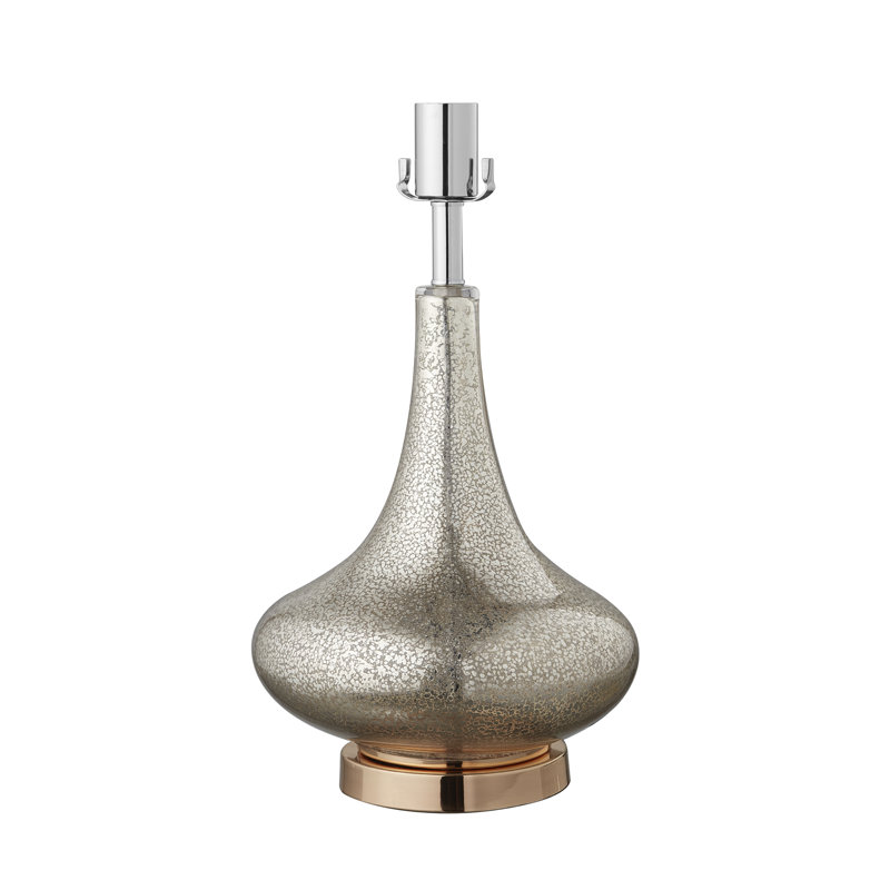 Base de lampe de table simple 24 pouces, base de lampe décorative, Or mercuré, 24" H x 9.84" W x 9.84" D