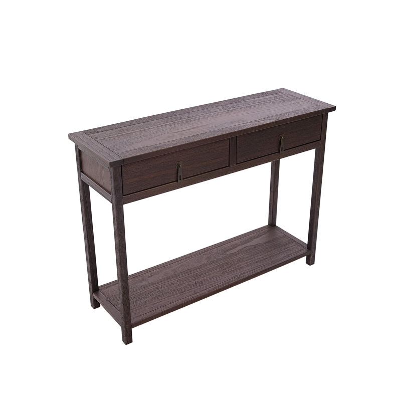 Caspian 100cm Console Table, Dark Brown