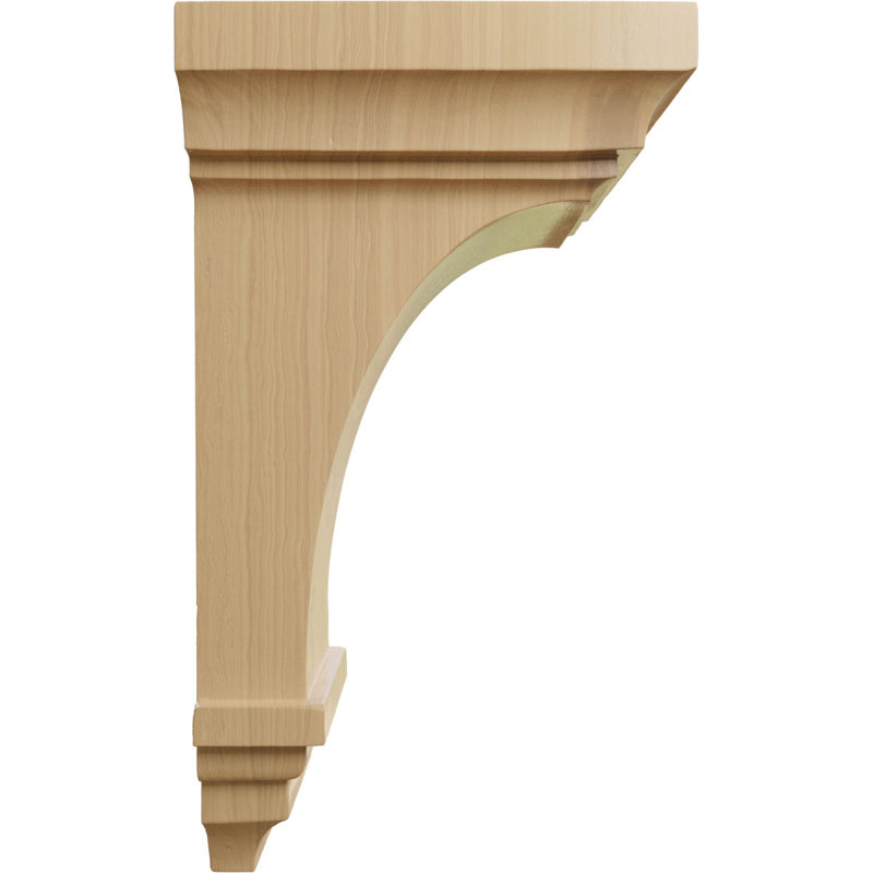 Large Cherry Wood Jefferson Corbel 12" x 6" x 6.75"