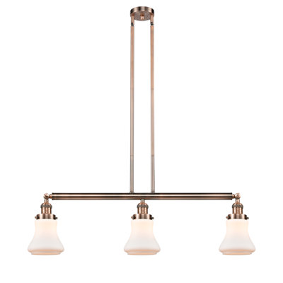 Luminaire suspendu linéaire à 3 lumières pour îlot de cuisine Nardone