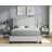 Queen Size Upholstered Panel Bed