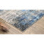 Tapis abstrait bleu / gris / beige-1984129469
