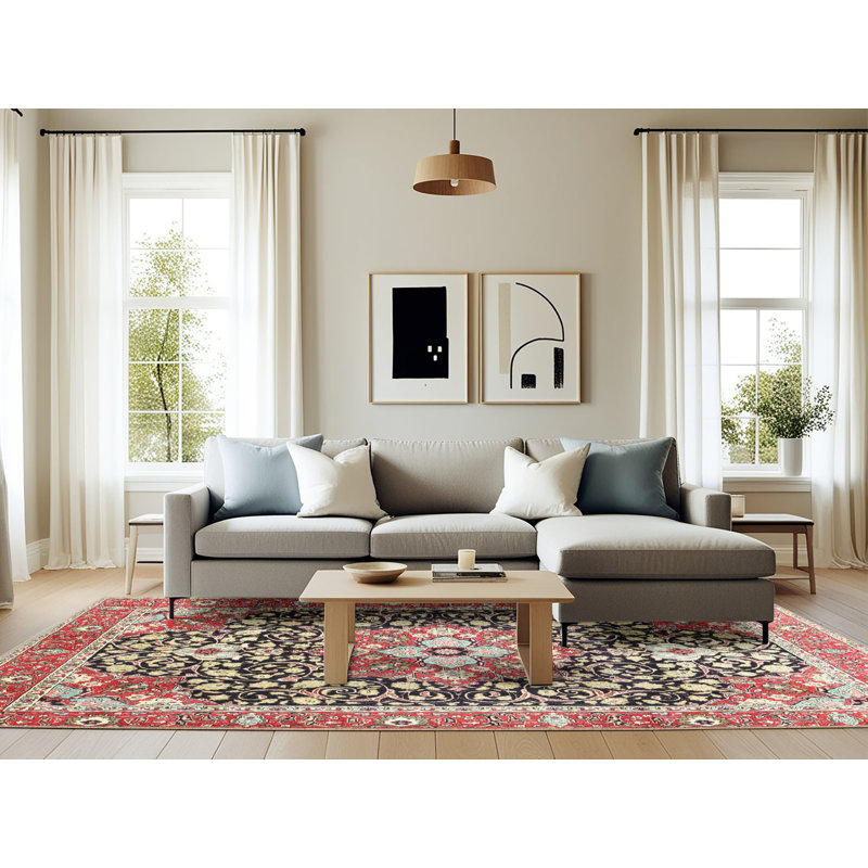 Zaara Oriental Indoor Rug, Rectangle 6' x 9'