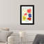 «Pink Modern Floral» par - Reproduction encadrée-68916750-68916751