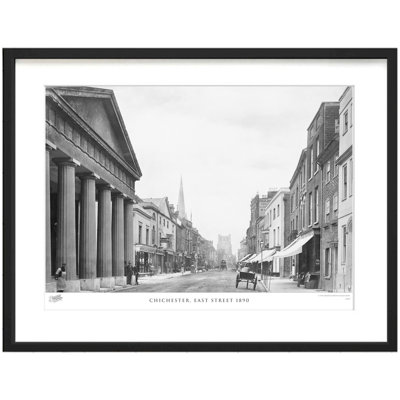 Chichester, East Street 1890 by Francis Frith - Single Picture Frame Print