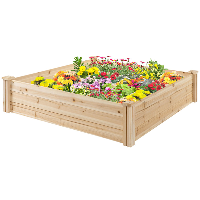 Ensemble de lit de jardin surélevé Outsunny
