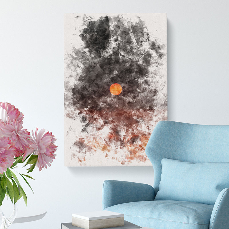 Sunset On Fire - Wrapped Canvas, 76cm H x 50cm W x 3cm D