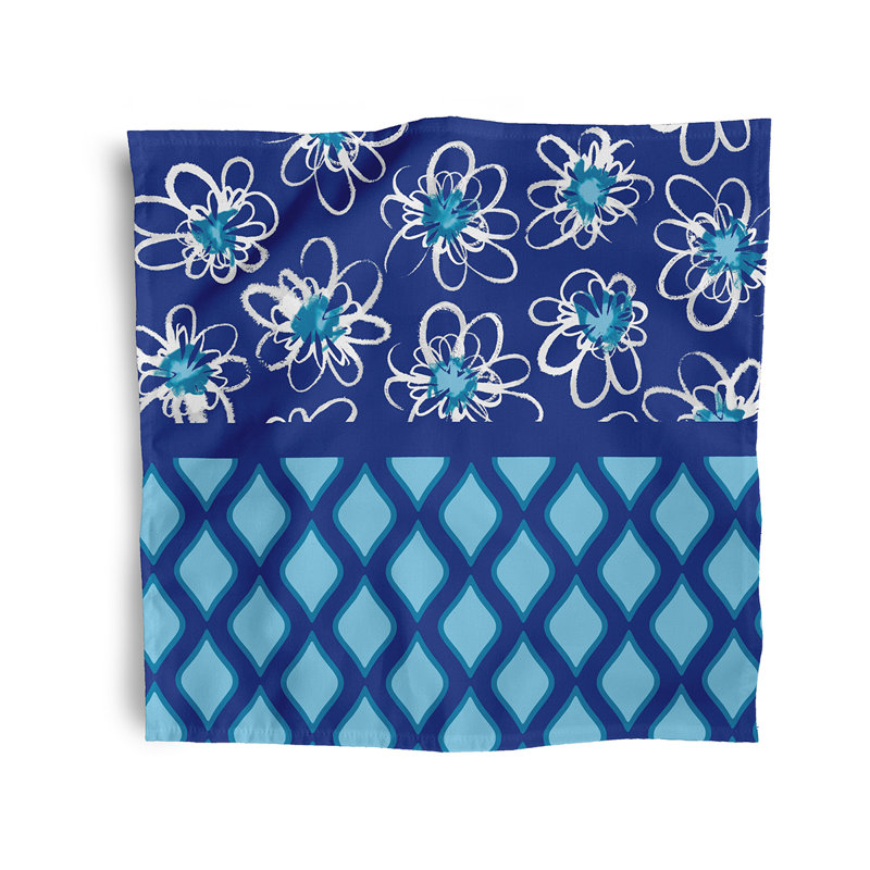 Serviette Penelope Trellis, Bleu clair