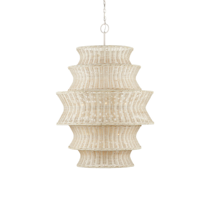 Phebe 9 - Light Wrought Iron Dimmable Geometric Chandelier