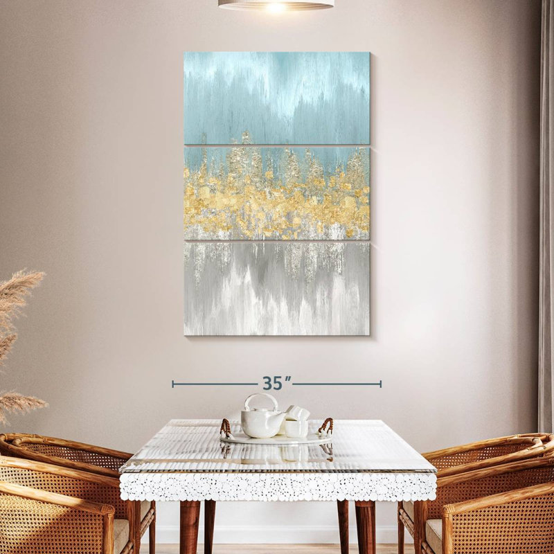 Avery Neutral Wave Lengths, 50" H x 32" W