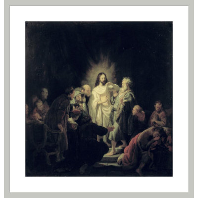 The Incredulity of St. Thomas by Rembrandt van Rijn - Framed Giclee Print