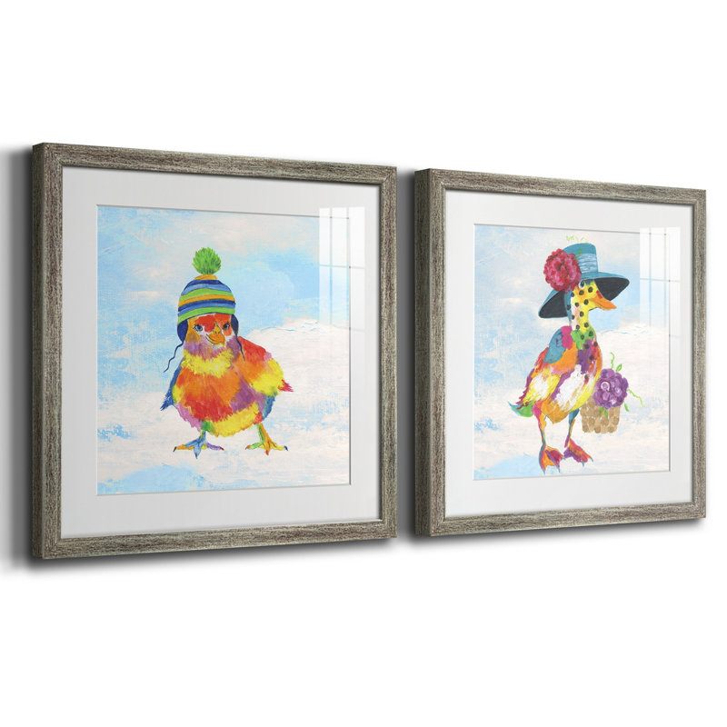 Cadre photo, ensemble de peintures sur papier