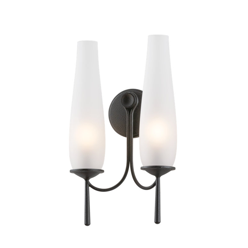Legacy Wall Sconce by Lauren Liess x Troy, 17.5" H x 10.75" W x 10.75" D, 2 Lights