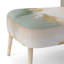 Chaise d'appoint abstraite rembourrée - Soft Glam Watercolor Synergy-91585426
