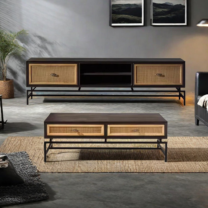 Design sense TV cabinet coffee table combination