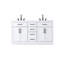 Meuble-lavabo double 60 po Ahner-2068009236