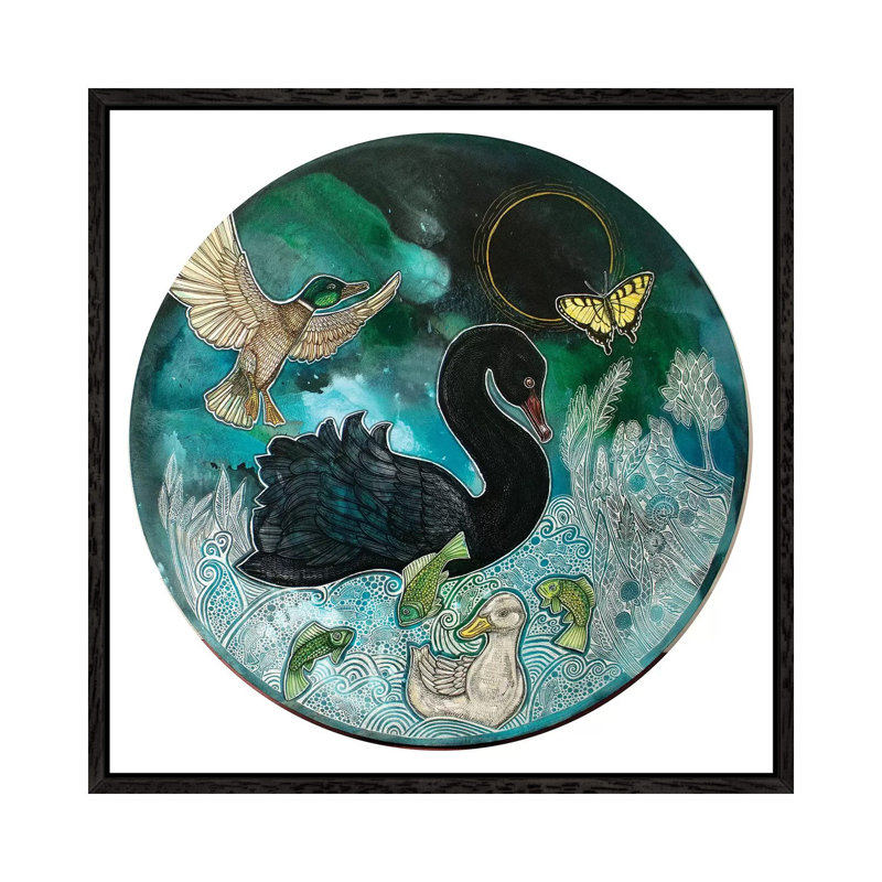 Before The Storm by Lynnette Shelley - Painting on Canvas, 45.72cm H x 45.72cm W x 3.81cm D, Black Framed
