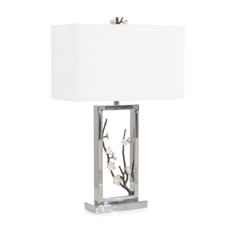 Lampe de table florale